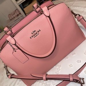 🌷COACH SATCHEL & MATCHING WALLET LIGHT BLUSH 🌷